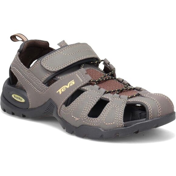 Teva Forebay Grey Fisherman Sandals Men’s US 7 - Picture 1 of 9